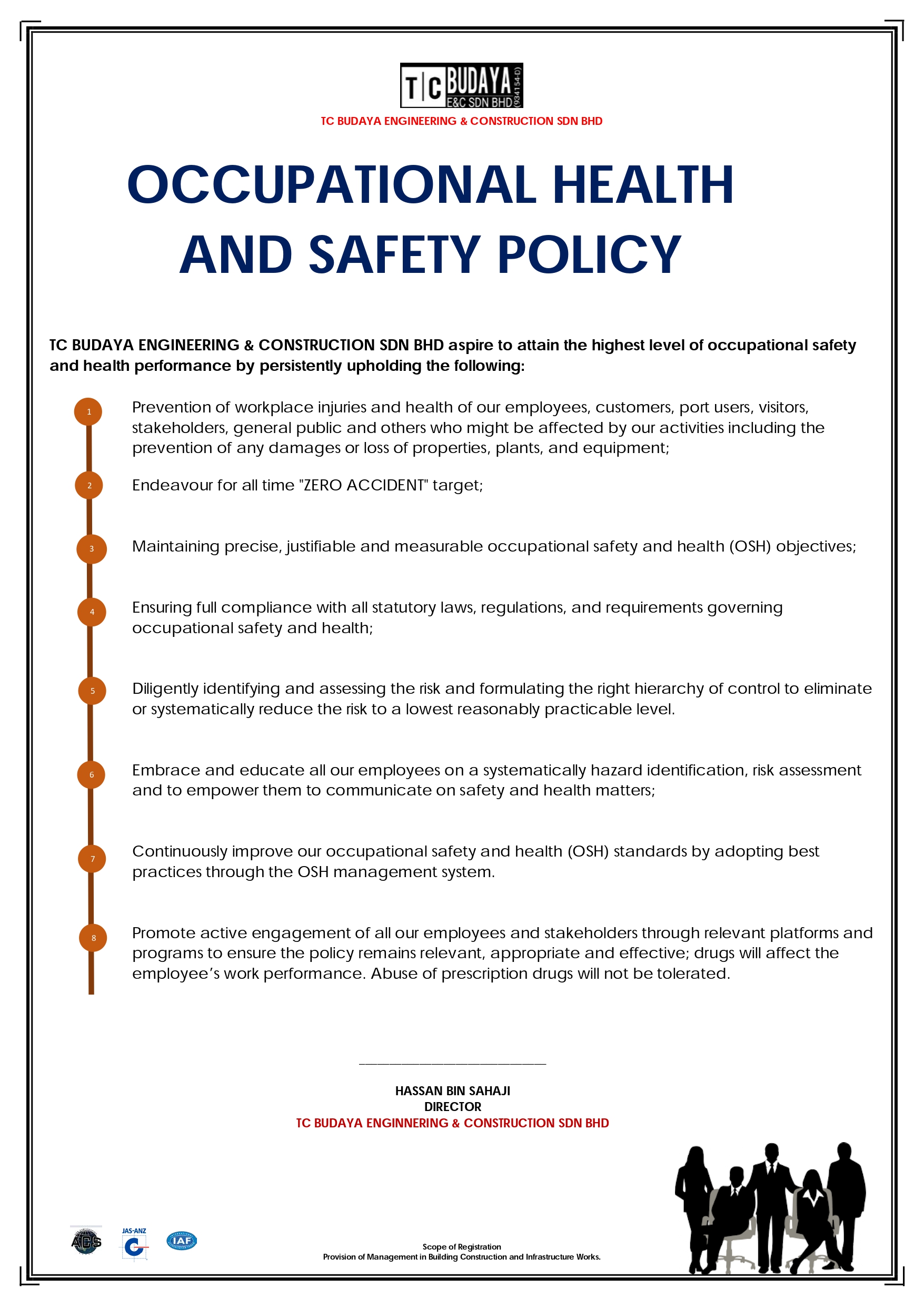 Occupational Health and Safety Policy